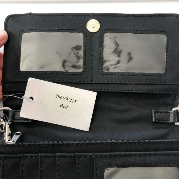 Crossbody Wallet Southwestern Style Red - Picture 6 of 9